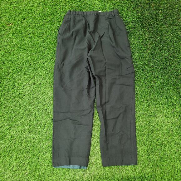 Vintage Pendleton Wool Pants Womens 4 27x27 Green Lined - Picture 2 of 16